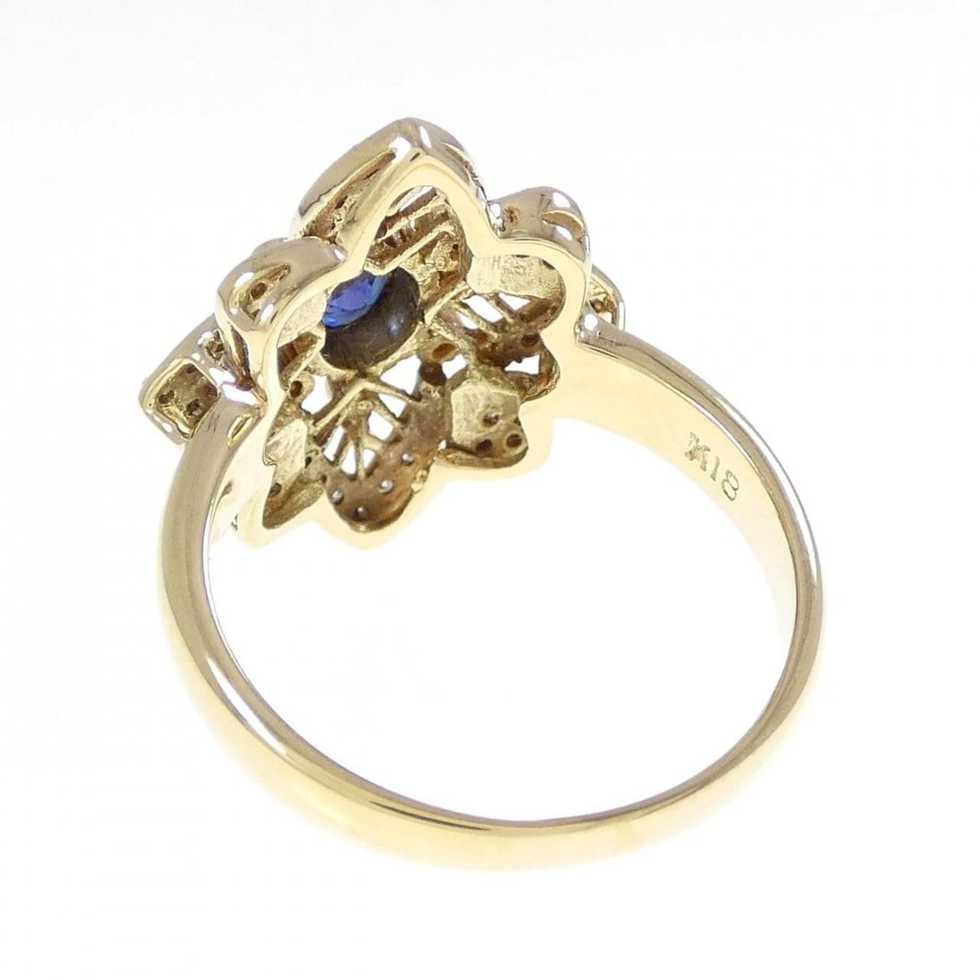 K18YG SAPPHIRE RING - 3