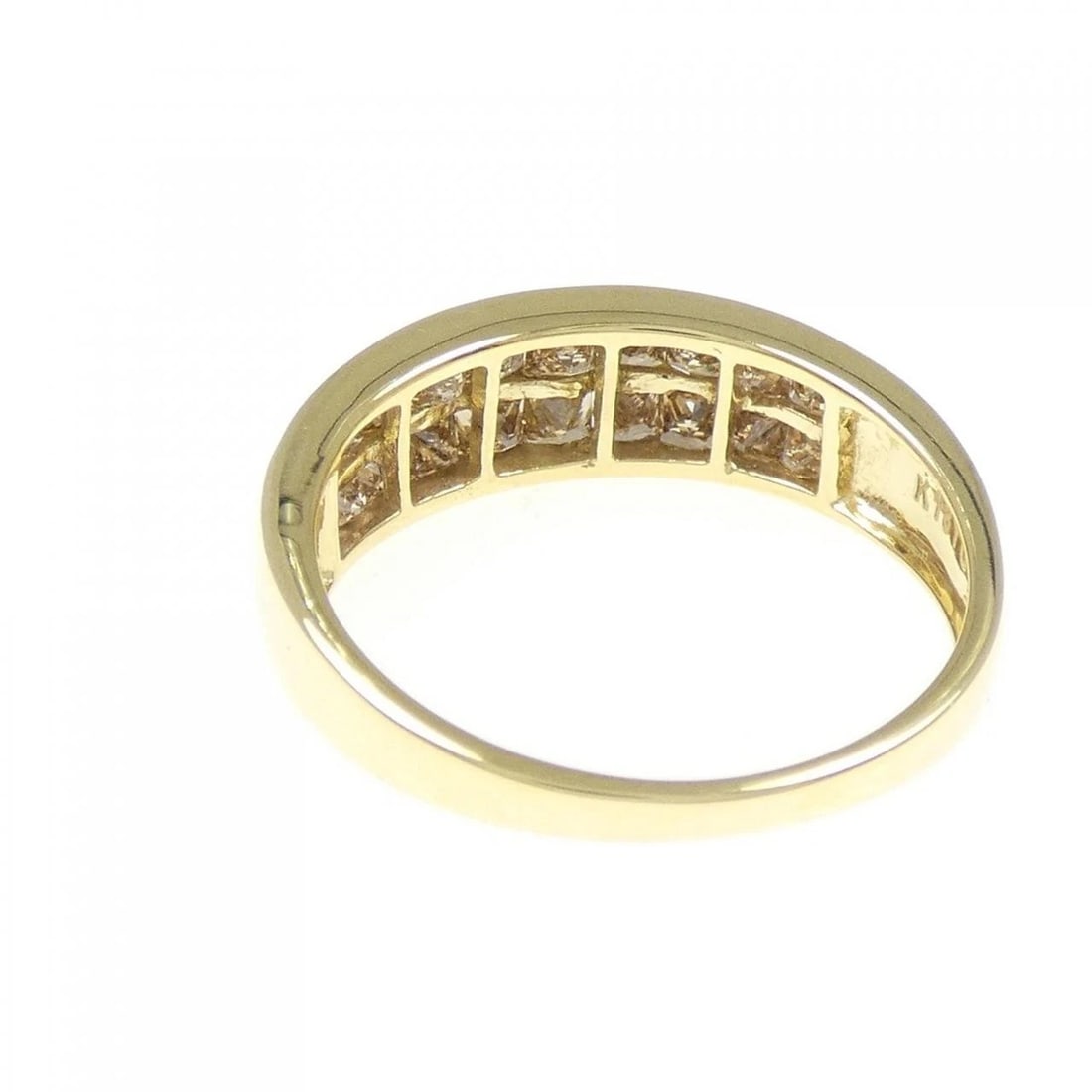 K18YG DIAMOND RING - 3