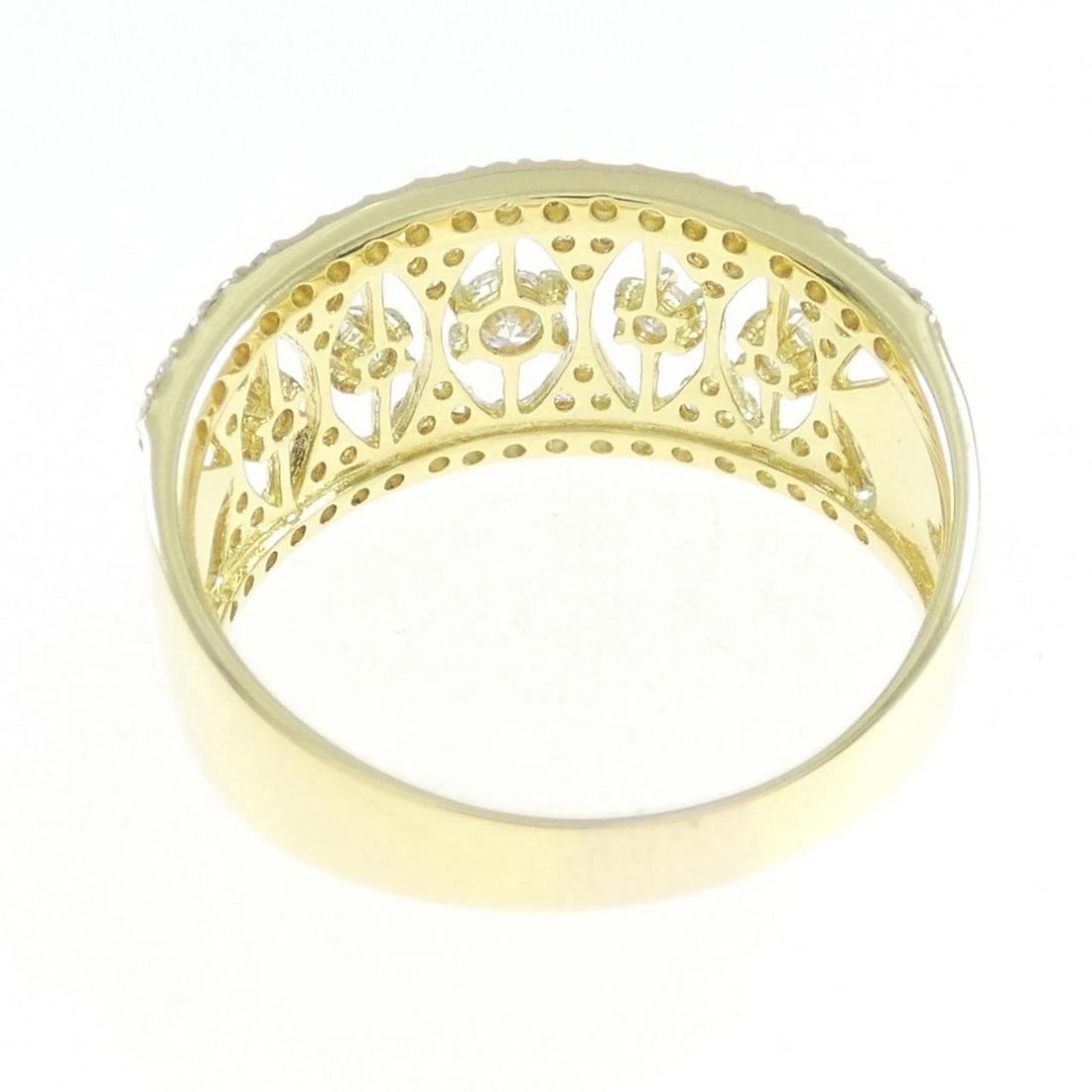 K18YG DIAMOND RING - 3