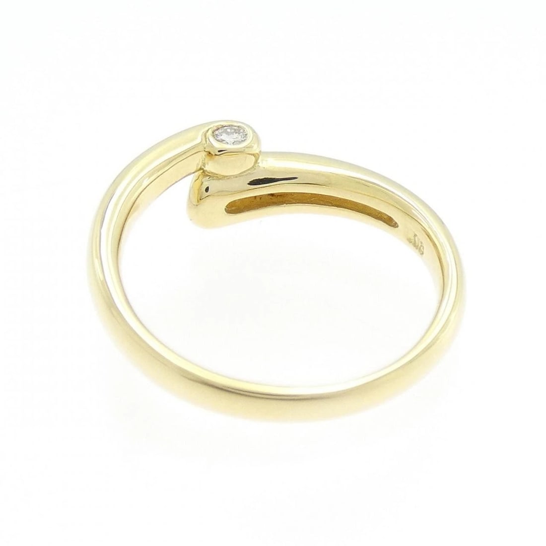 K18YG DIAMOND RING - 3