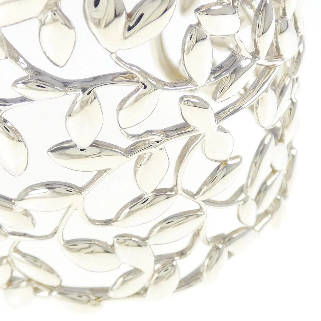 TIFFANY OLIVE LEAF CUFF NARROW BANGLE - 2