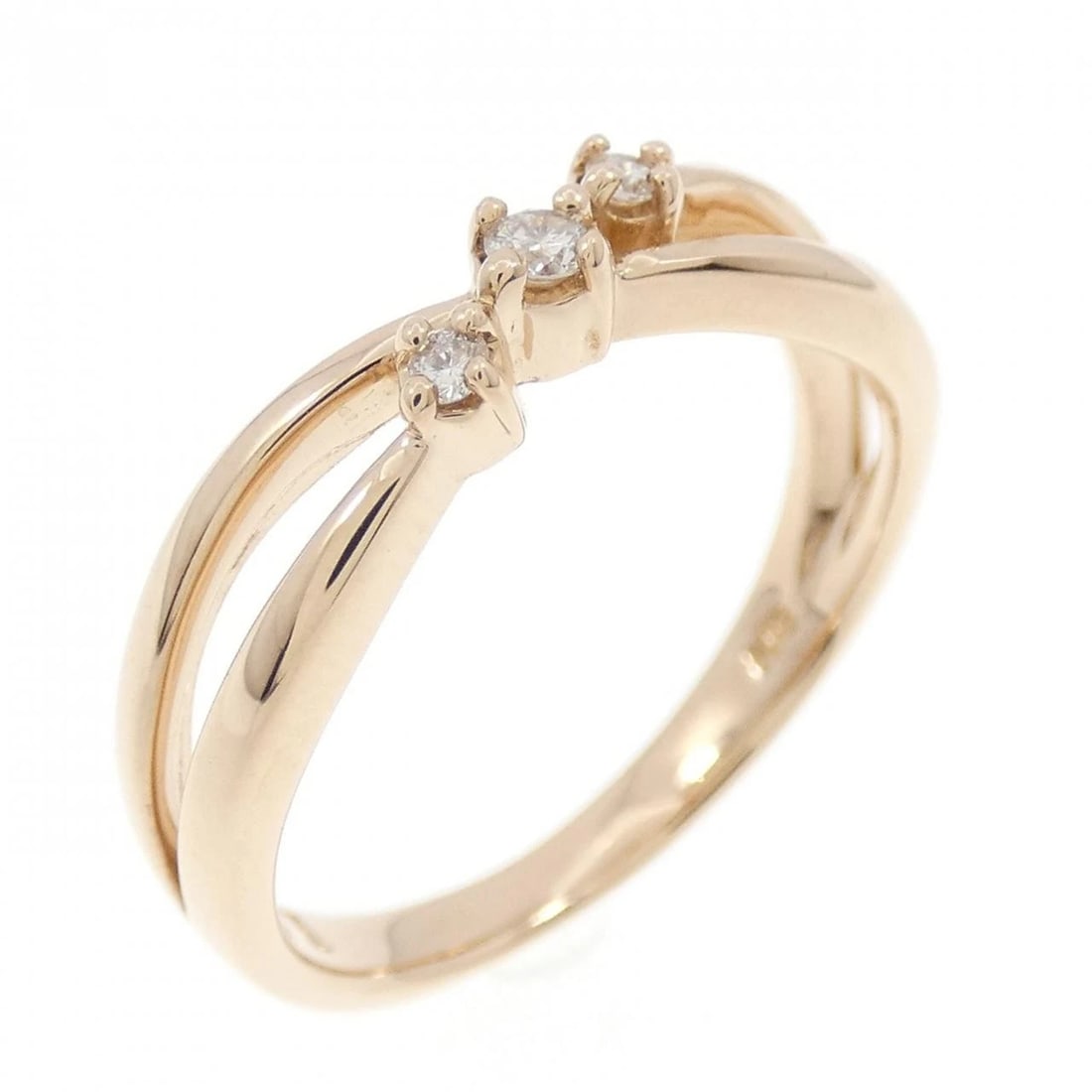 VENDOME DIAMOND RING: VENDOME Diamond Ring Brand: VENDOME Type: Ring Material: K18 Pink Gold, Main Stone/Creation Natural Color: Pink Gold Size: 5 (US size) Accessories: None Accessories Notice: When purchasing