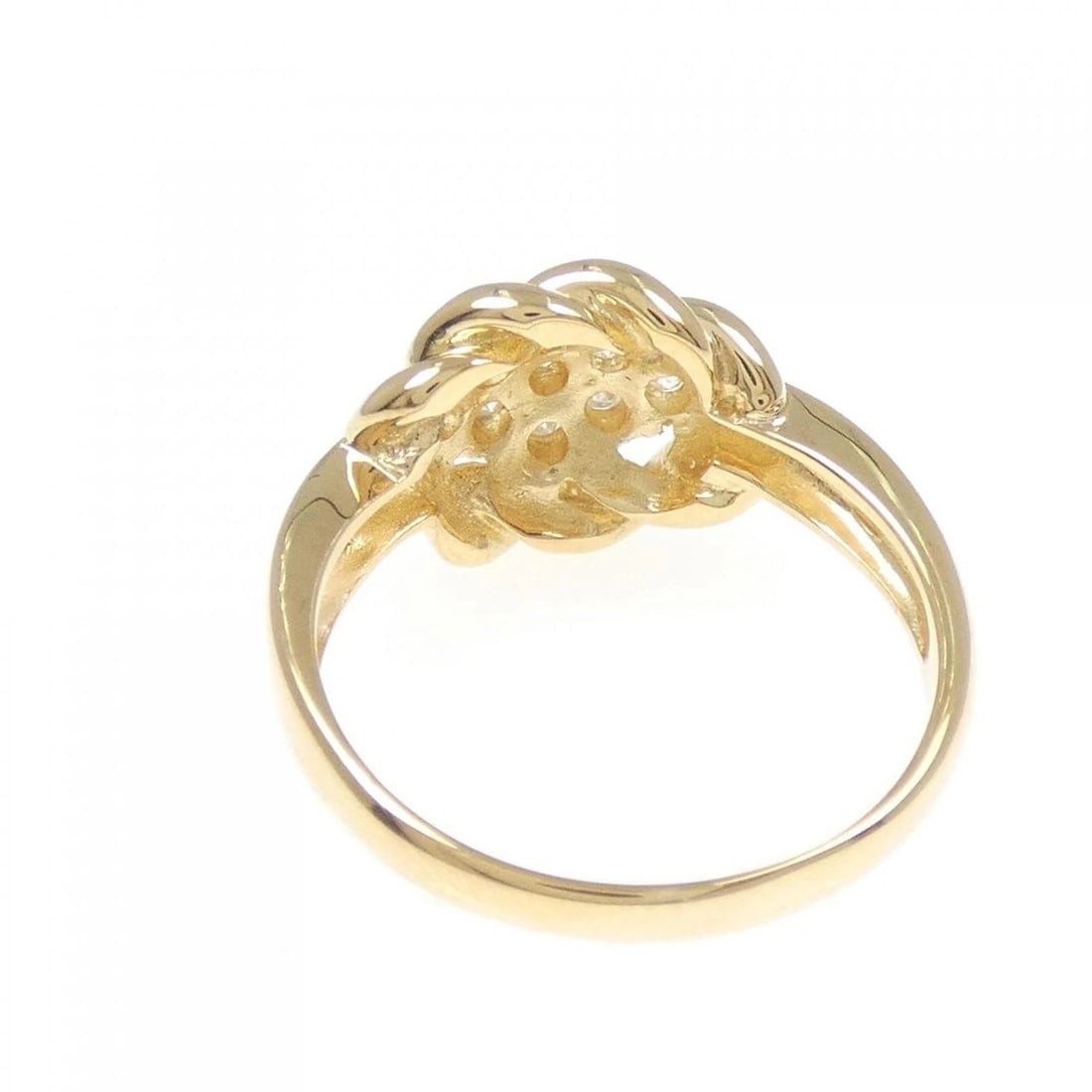 K18YG DIAMOND RING - 3