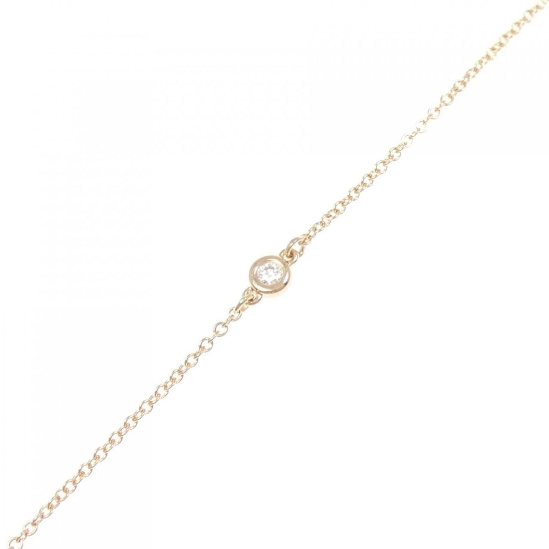 TIFFANY & CO. BY THE YARD BRACELET: Tiffany & Co. By the Yard Bracelet Brand: Tiffany Type: Bracelet Material: 750 Pink Gold, Main Stone/Creation Natural Color: Pink Gold Size: 18cmActualSize Diameter: 3.6mm Accessories: None