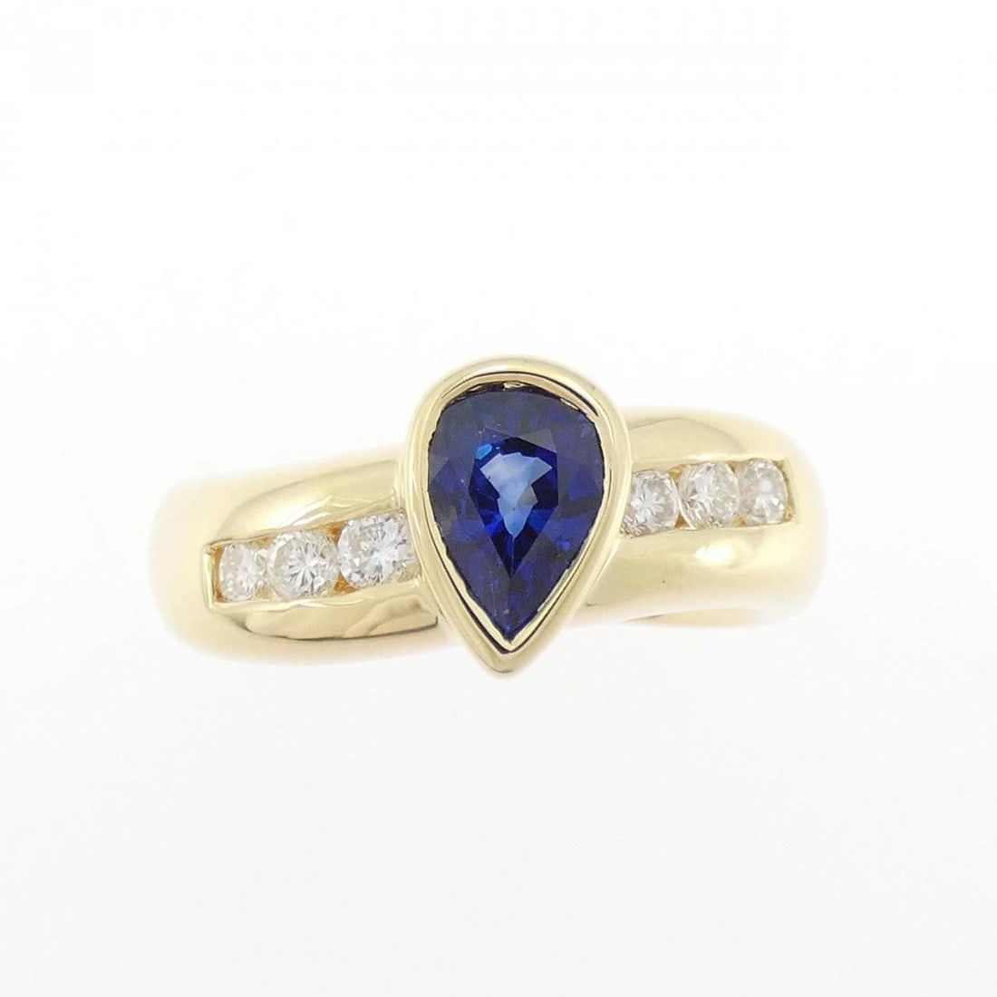 K18YG SAPPHIRE RING - 2