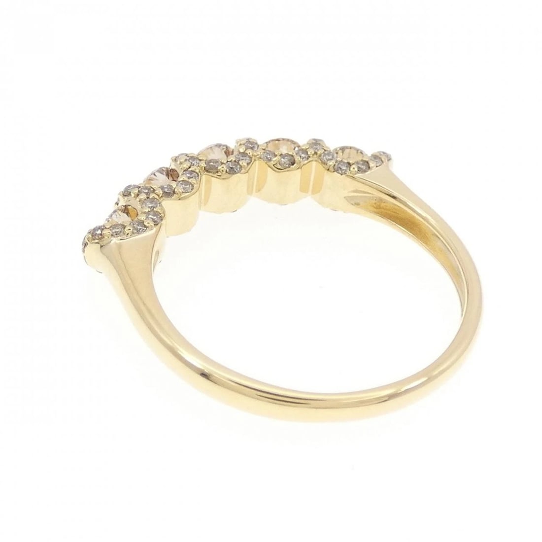 K18YG DIAMOND RING - 3