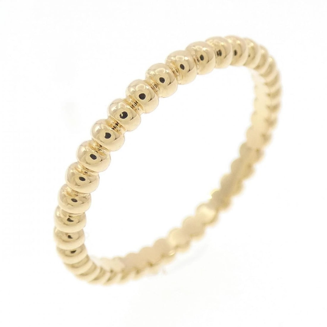 VAN CLEEF & ARPELS PERLÉE SMALL RING: Van Cleef & Arpels Perlée Small Ring Brand: Van Cleef & Arpels Type: Ring Material: 18K, Color: Gold Size: US 7 Accessories: None Accessories Notice: When purchasing pre-owned goods, please
