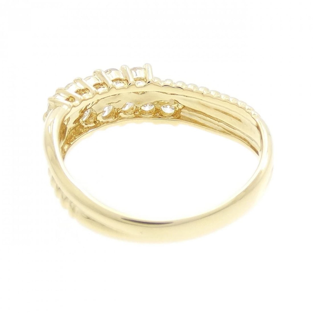 K18YG DIAMOND RING - 3