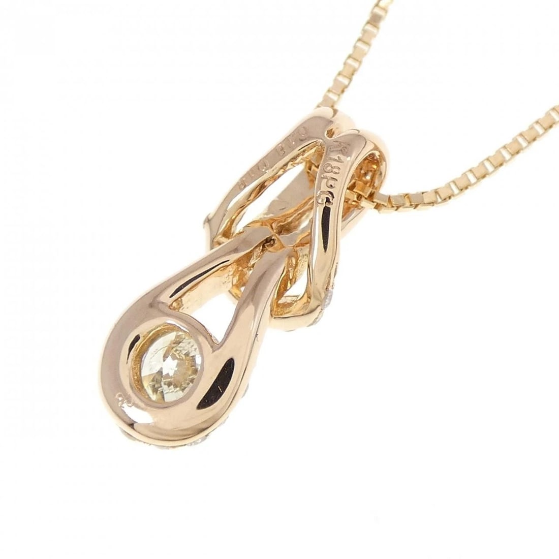 K18PG DIAMOND NECKLACE - 4