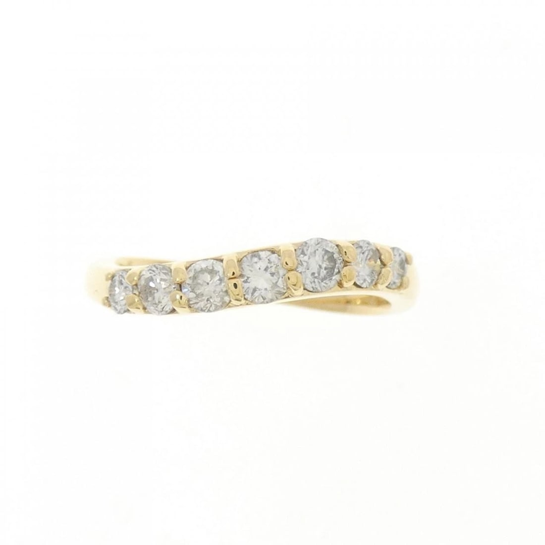 K18YG DIAMOND RING - 2
