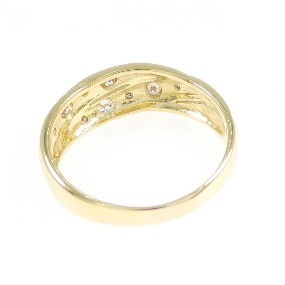 K18YG DIAMOND RING - 3