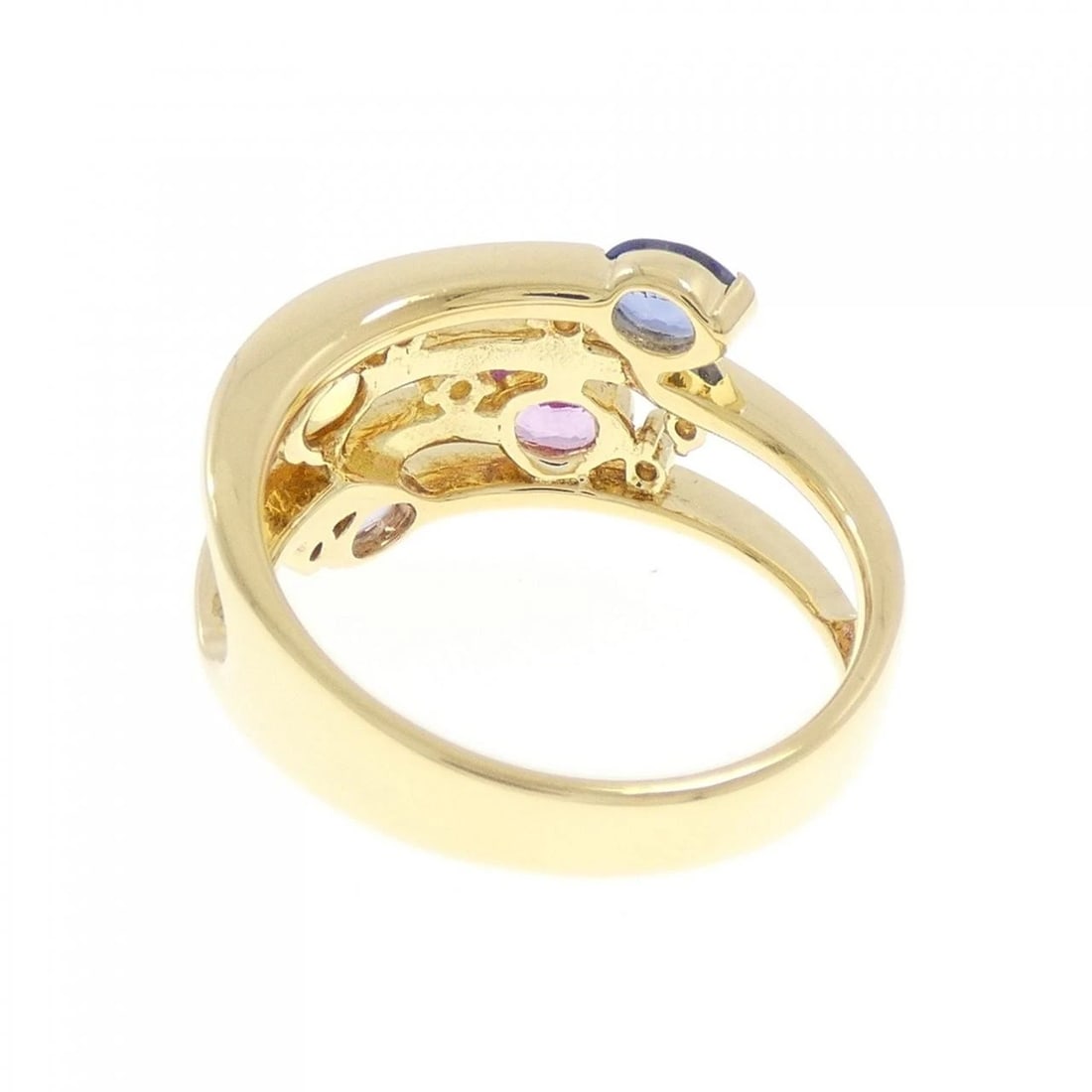 K18YG SAPPHIRE RING - 3