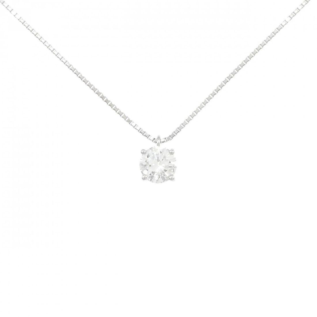 PT900 PT850 DIAMOND NECKLACE: PT900 PT850 Diamond Necklace Brand: Unbranded Type: Necklace Material: Platinum 900 Platinum Platinum 850, Main Stone/Creation Natural Color: None Size: 45cmActualSize Pendant top H x W: