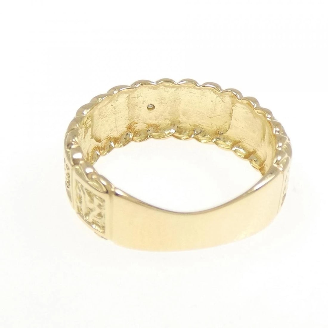 K18YG DIAMOND RING - 3