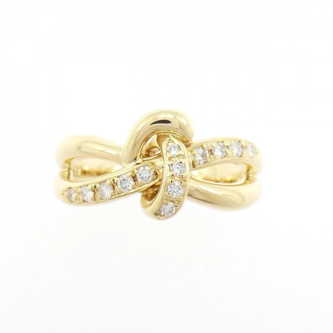 TASAKI DIAMOND RING: Tasaki Diamond Ring Brand: TASAKI Type: Ring Material: K18 yellow gold, Main Stone/Creation Natural Color: yellow gold Size: US 6.25 Accessories: None Accessories Notice: When purchasing