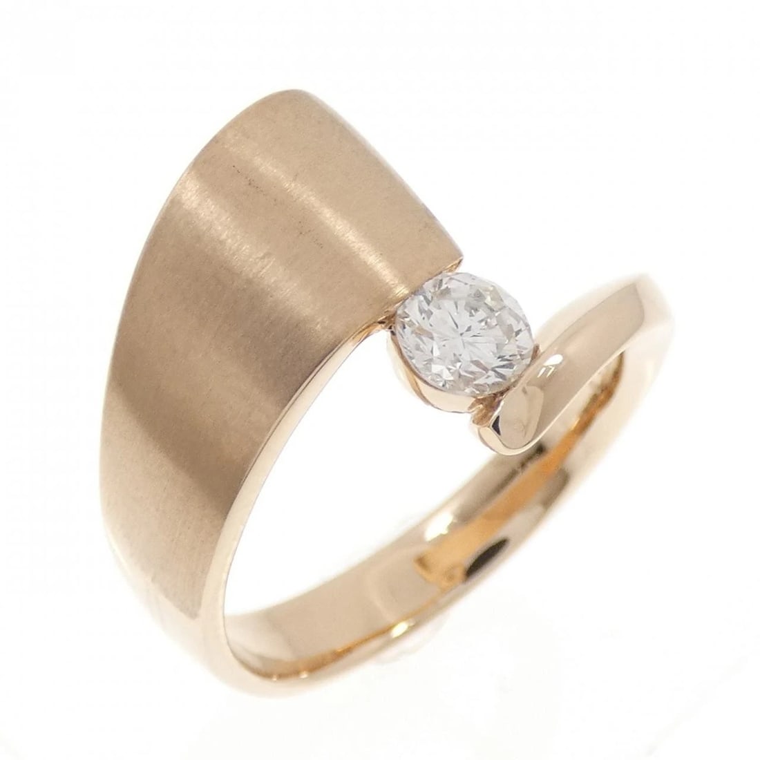 K18PG DIAMOND RING: K18PG Diamond Ring Brand: Unbranded Type: Ring Material: K18 Pink Gold, Main Stone/Creation Natural Color: Pink Gold Size: 6.5 ( US size) Accessories: None Accessories Notice: When purchas