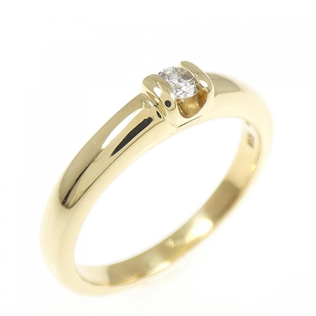 K18YG DIAMOND RING: K18YG Diamond Ring Brand: Unbranded Type: Ring Material: K18 Yellow Gold, Main Stone/Creation Natural Color: Yellow Gold Size: 5 US Accessories: None Accessories Notice: When purchasing