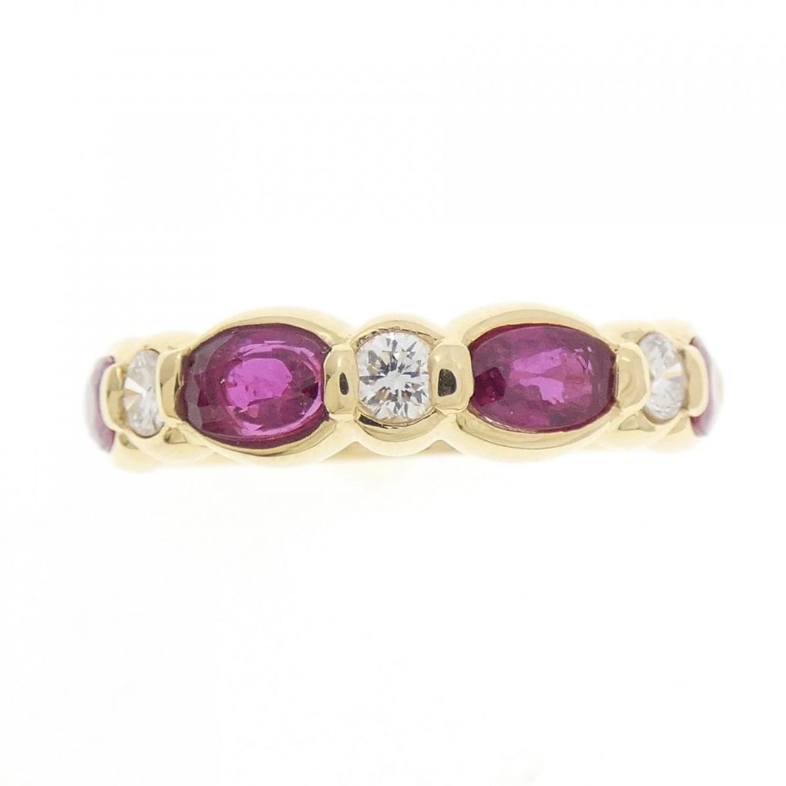 K18YG RUBY RING - 2