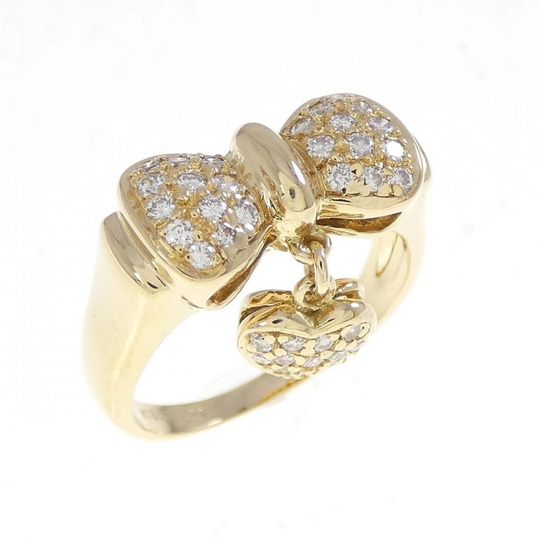 PONTE VECCHIO DIAMOND RING: Ponte Vecchio Diamond Ring Brand: Ponte Vecchio Type: Ring Material: K18 Yellow Gold, Main Stone/Creation Natural Color: Yellow Gold Size: 5.5 (US size) Accessories: None Accessories Notic