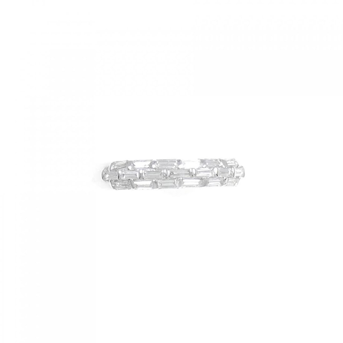 K18WG DIAMOND RING - 2