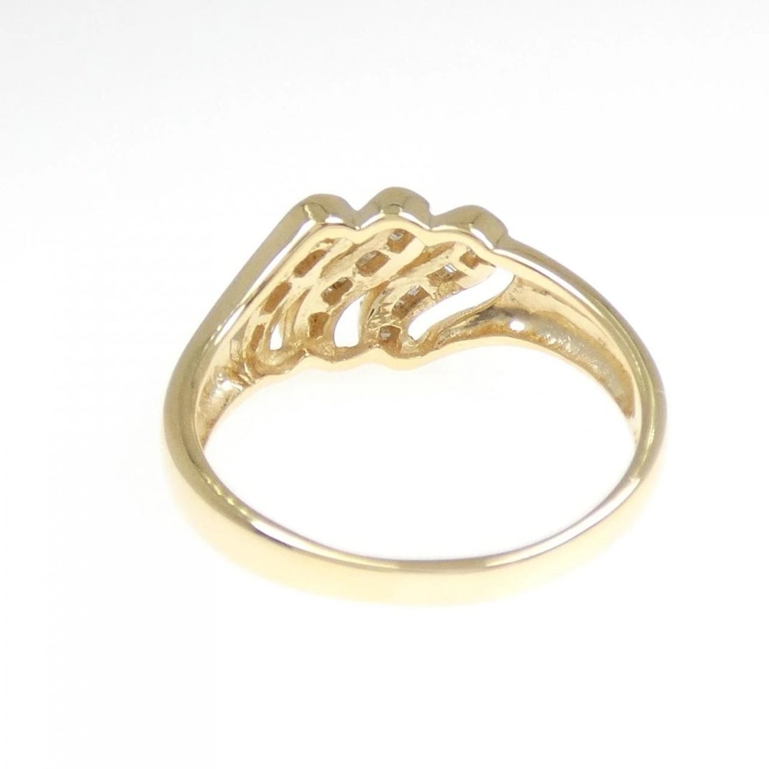 K18YG DIAMOND RING - 3