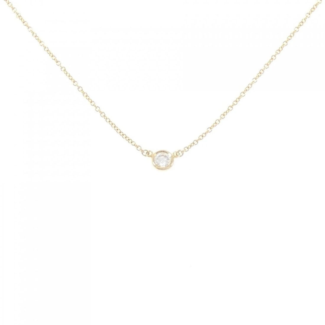 TIFFANY & CO. BY THE YARD NECKLACE: TIFFANY & Co. By the Yard Necklace Brand: TIFFANY&Co. Type: Necklace Material: 750 yellow gold, Main Stone/Creation Natural Color: yellow gold Size: 41cmActual Size Diameteraround: 4.7mm Chain
