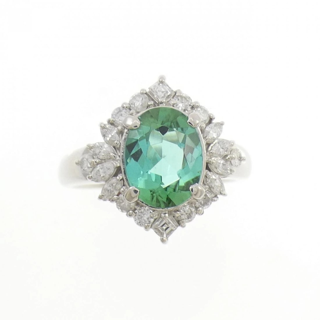 PT900 TOURMALINE RING - 2