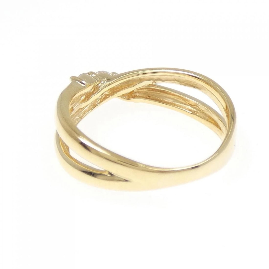 K18YG DIAMOND RING - 3