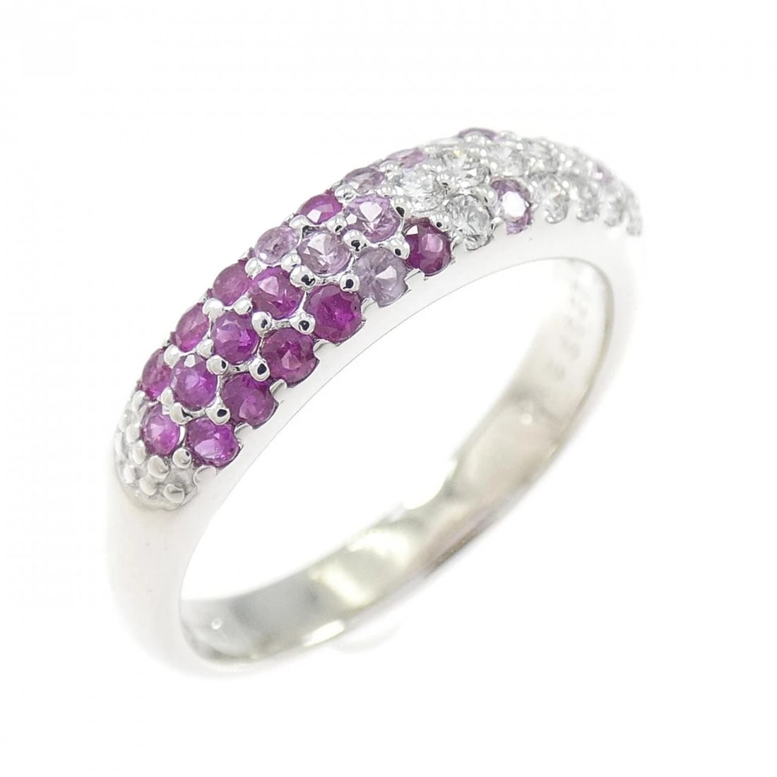 PONTE VECCHIO PAVE RING: Ponte Vecchio Pave Ring Brand: Ponte Vecchio Type: Ring Material: K18 White Gold, Color: White Size: 4.5-5 (US size) Accessories: None Accessories Notice: When purchasing pre-owned goods,