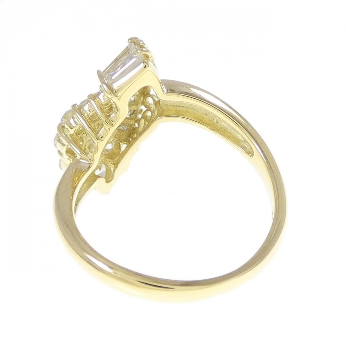 K18YG DIAMOND RING - 3