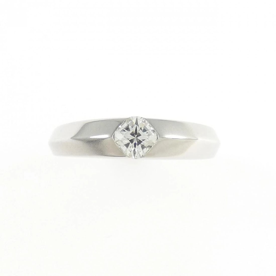 K18WG DIAMOND RING - 2