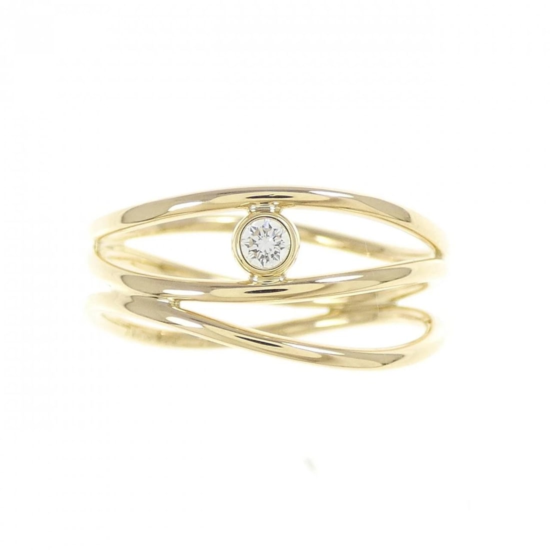 TIFFANY WAVE 3 ROW RING - 2