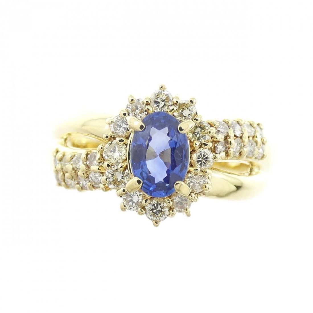 K18YG SAPPHIRE RING - 2