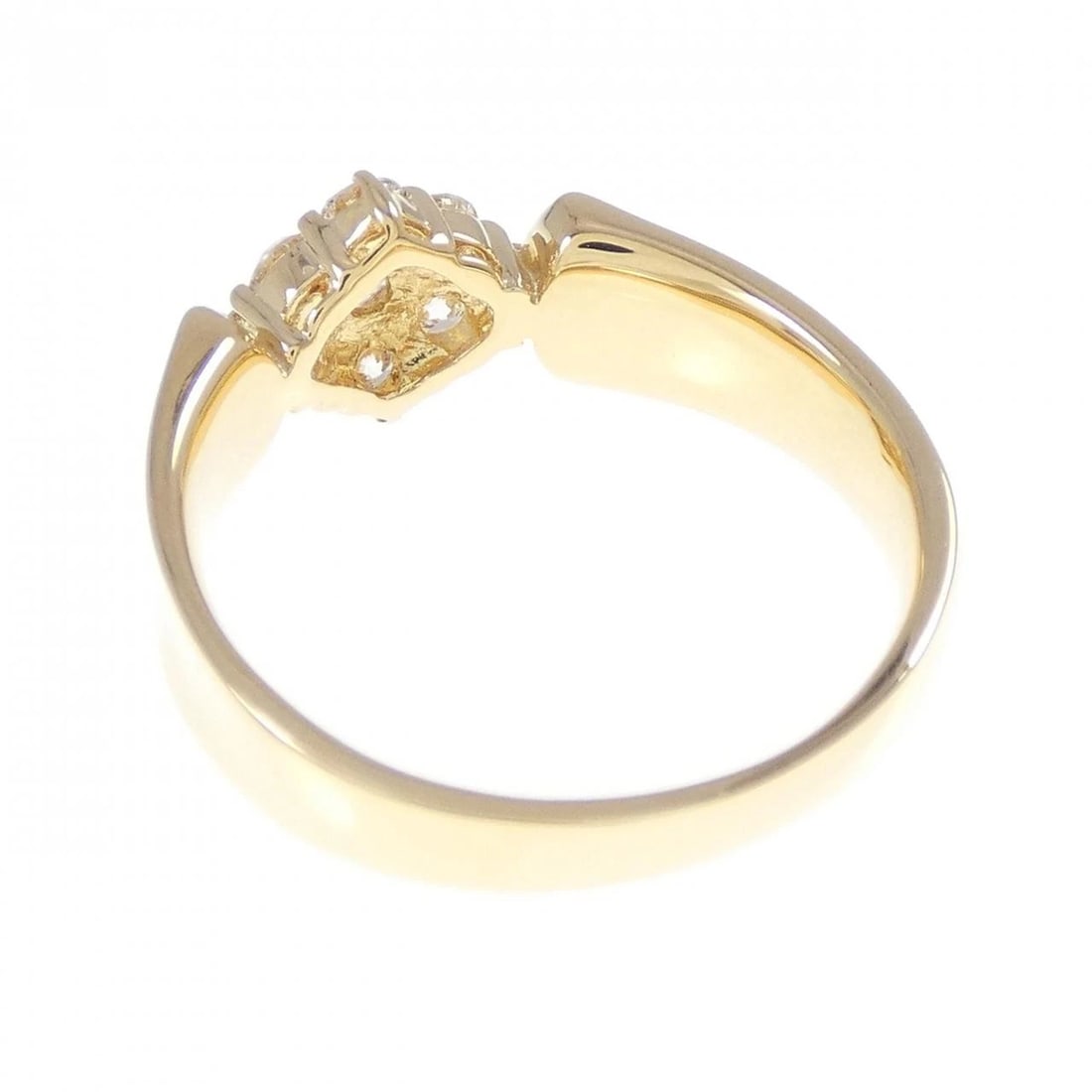 K18YG DIAMOND RING - 3