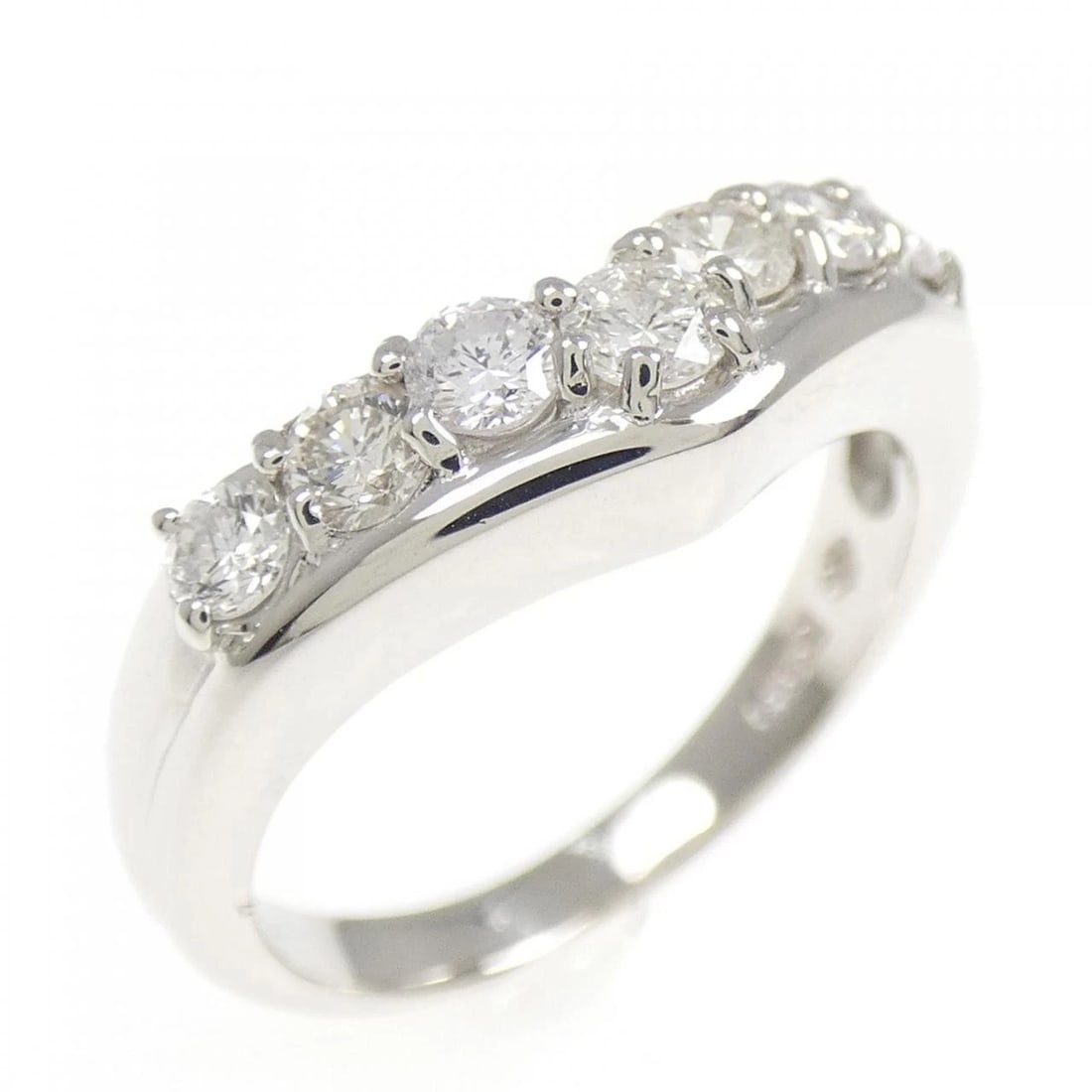 PT850 DIAMOND RING: PT850 Diamond Ring Brand: Unbranded Type: Ring Material: Platinum 850, Main Stone/Creation Natural Color: White Gold Size: 6 US Accessories: None Accessories Notice: When purchasing pre-ow