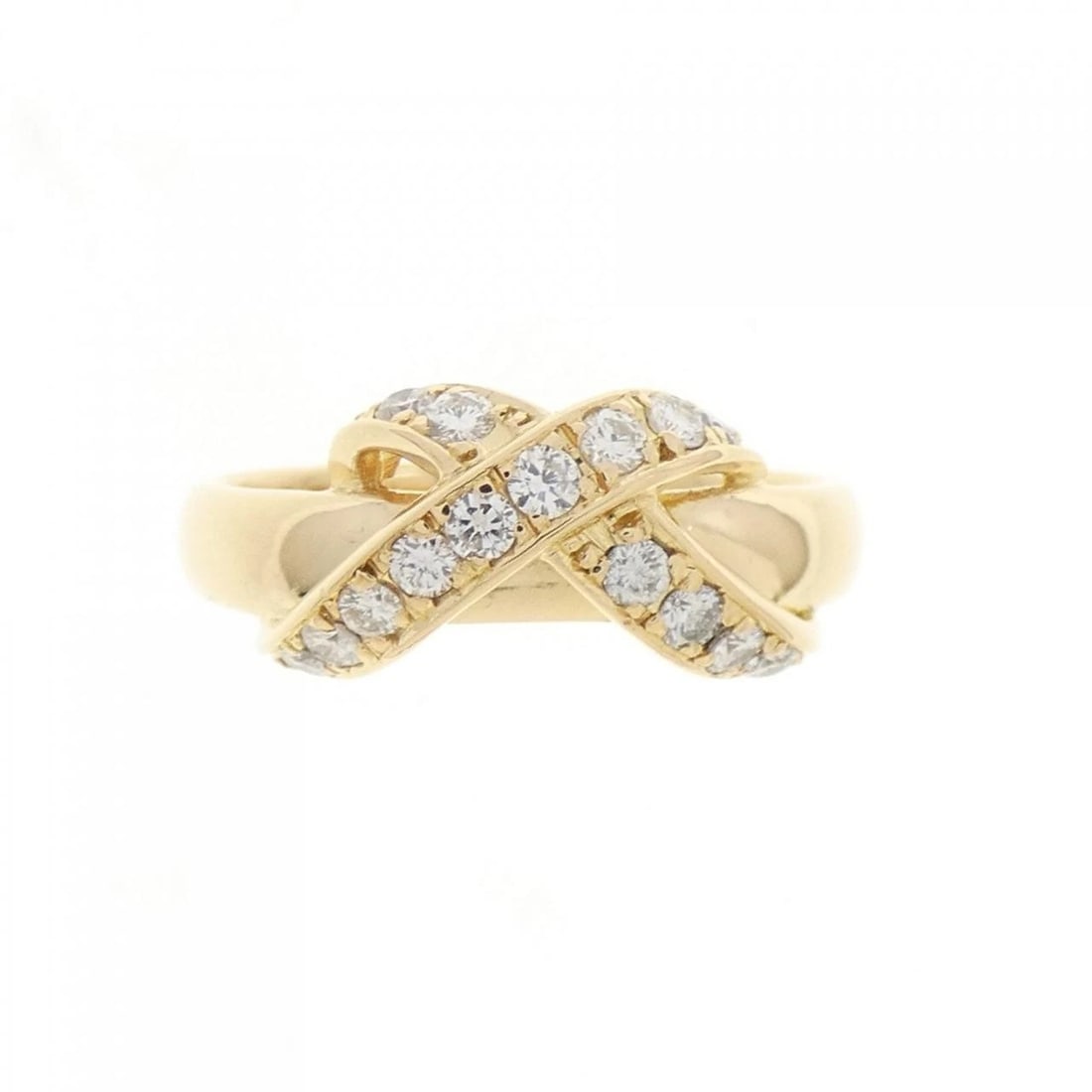 K18YG DIAMOND RING - 2