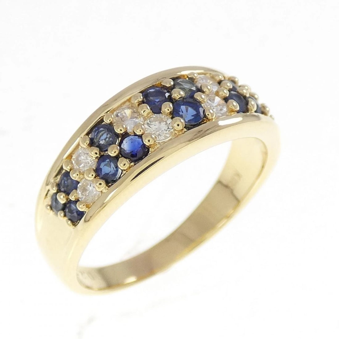 K18YG SAPPHIRE RING (1 of 3)
