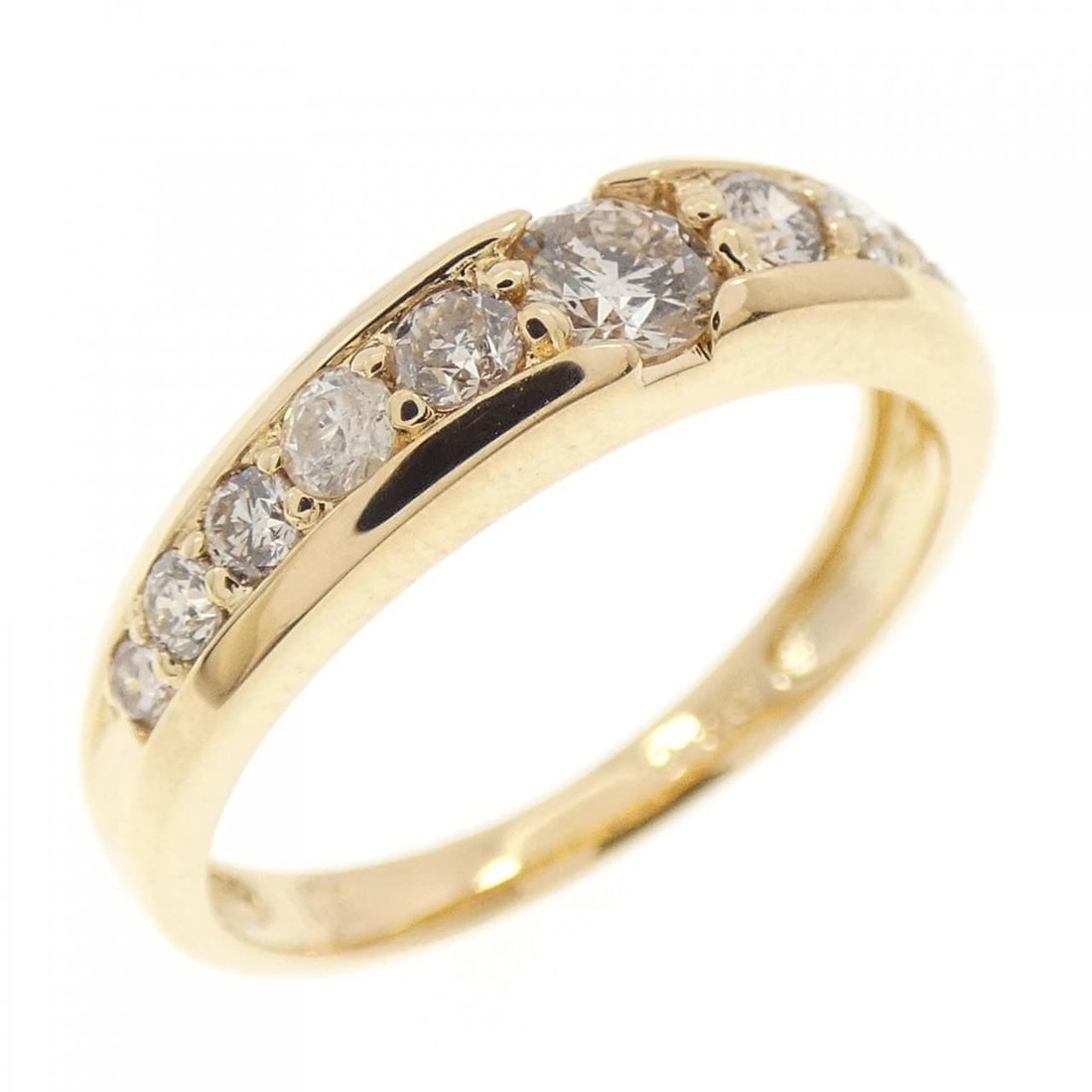 K18YG DIAMOND RING: K18YG Diamond Ring Brand: Unbranded Type: Ring Material: K18 Yellow Gold, Main Stone/Creation Natural Color: Yellow Gold Size: 6-6.5 US Accessories: None Accessories Notice: When purchasin