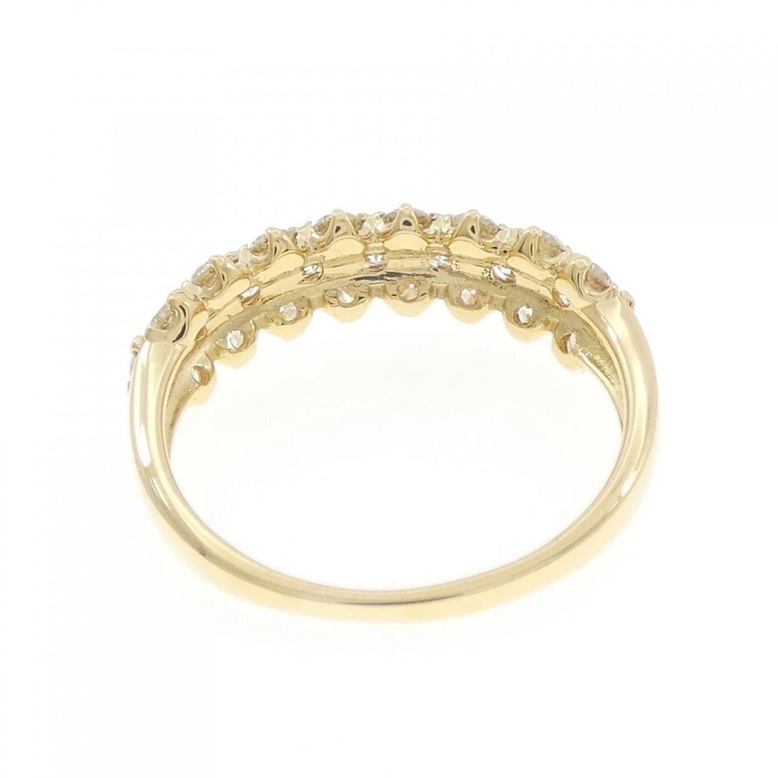 K18YG DIAMOND RING - 3