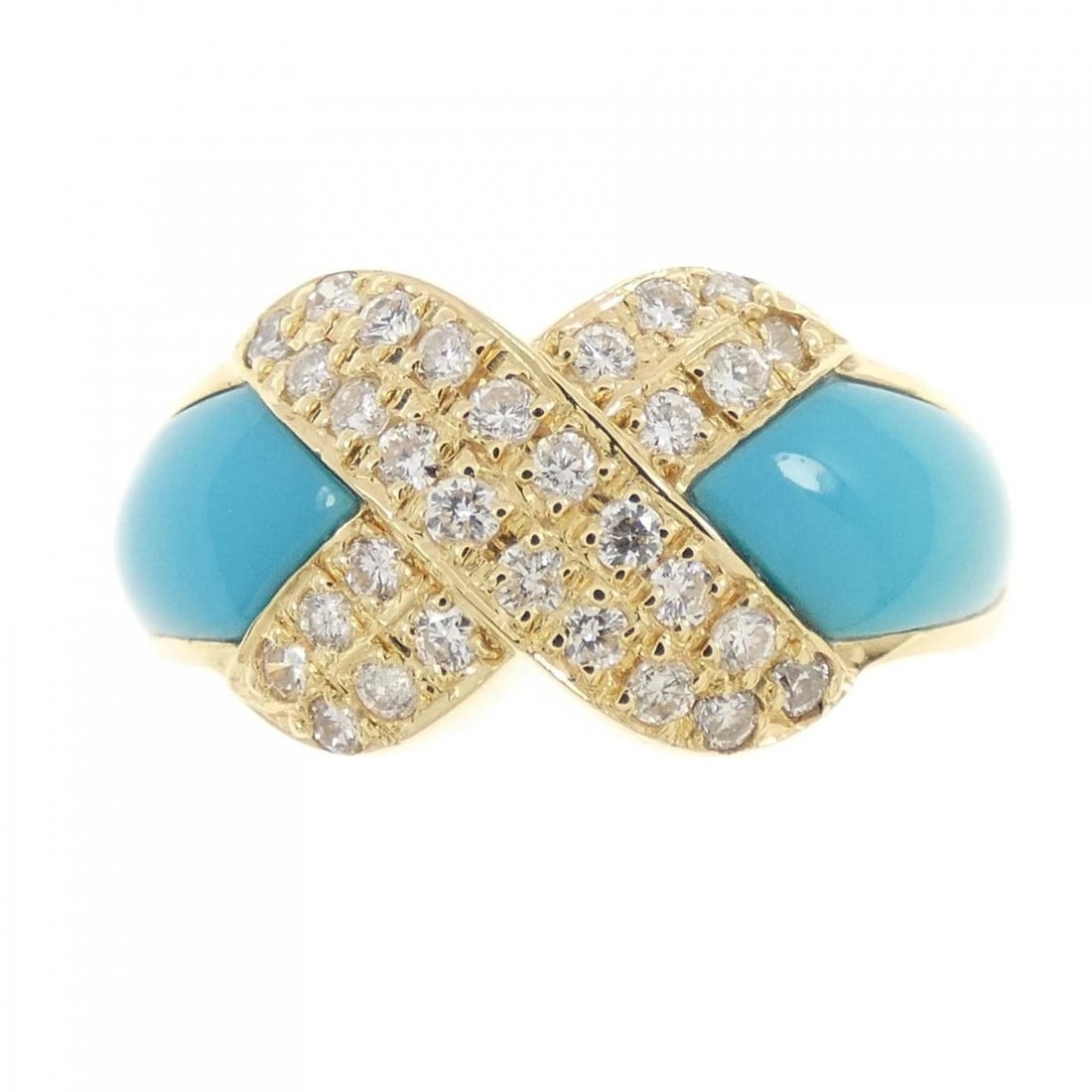K18YG TURQUOISE RING - 2