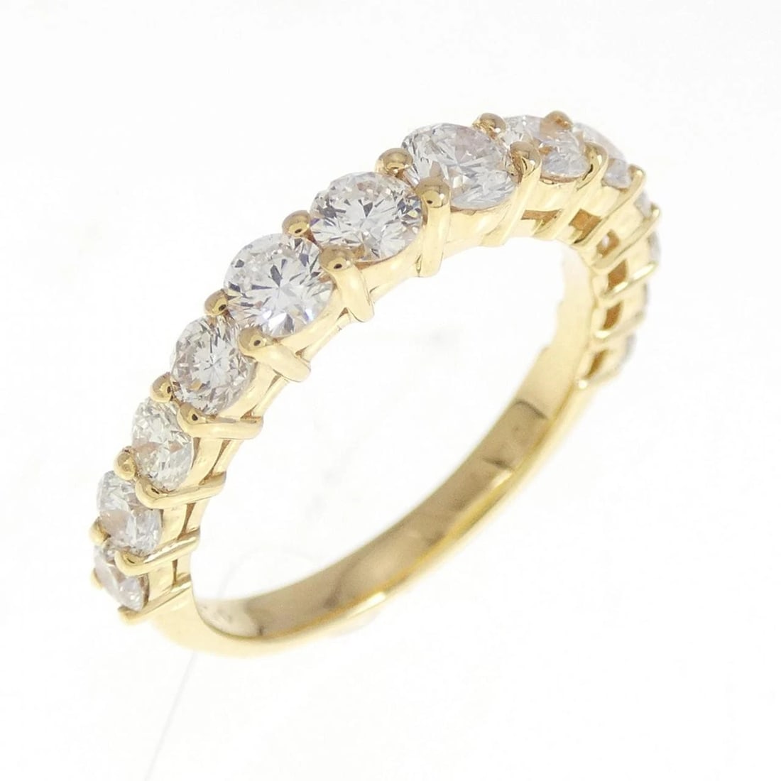 K18YG DIAMOND RING: K18YG Diamond Ring Brand: Unbranded Type: Ring Material: K18 Yellow Gold, Main Stone/Creation Natural Color: Yellow Gold Size: 4.5-5 US Accessories: None Accessories Notice: When purchasin
