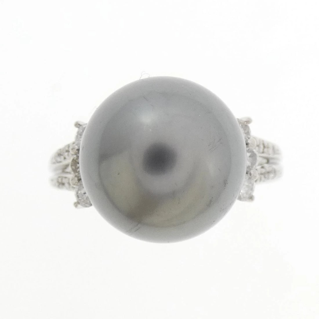PT900 BLACK PEARL RING - 2