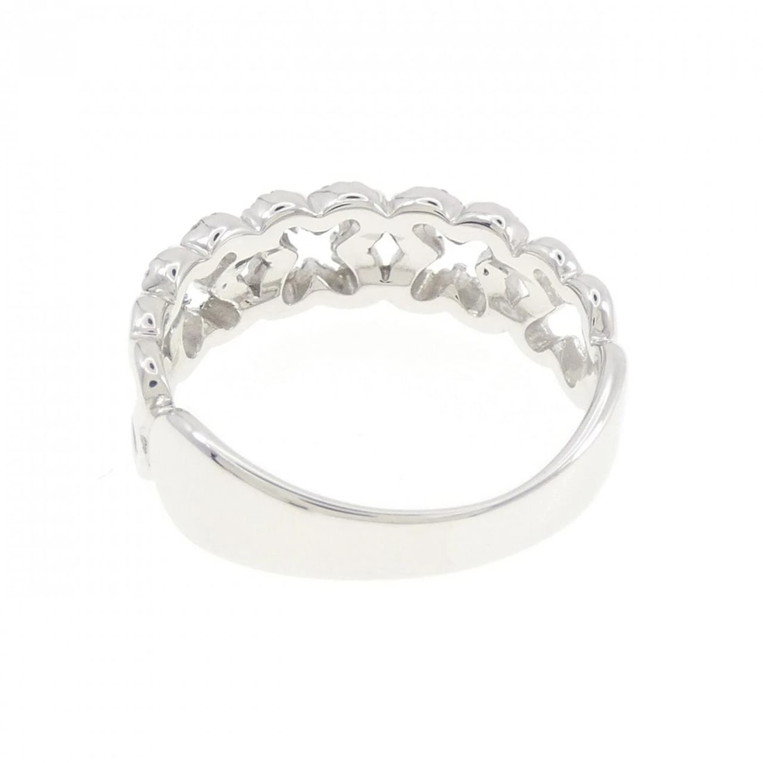 K18WG DIAMOND RING - 3