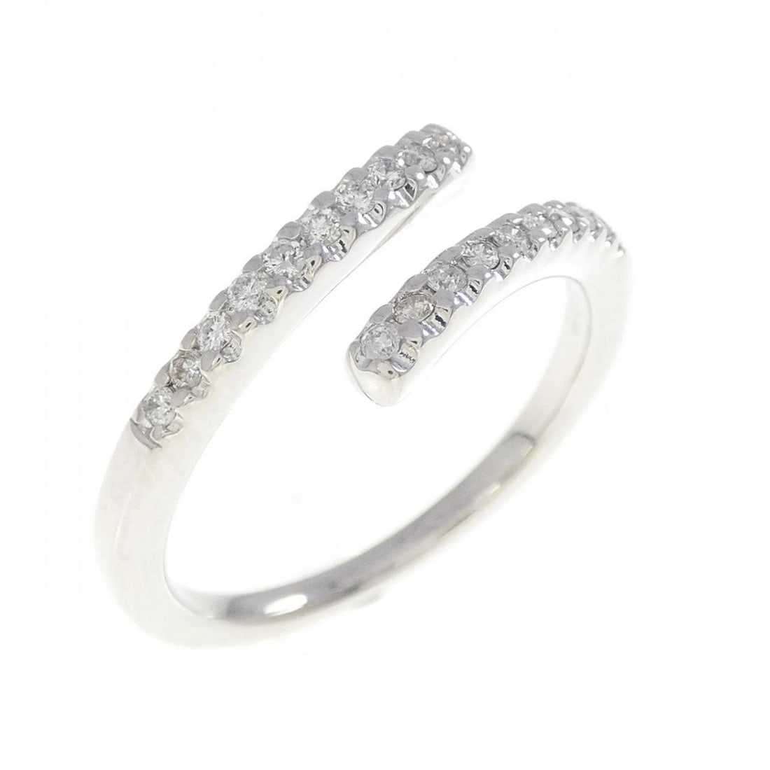 PERLITA MIKIMOTO DIAMOND RING: PERLITA MIKIMOTO Diamond Ring Brand: PERLITA MIKIMOTO Type: Ring Material: K18 White Gold, Main Stone/Creation Natural Color: White Size: 7-7.5 (US size) Accessories: None Accessories Notice: