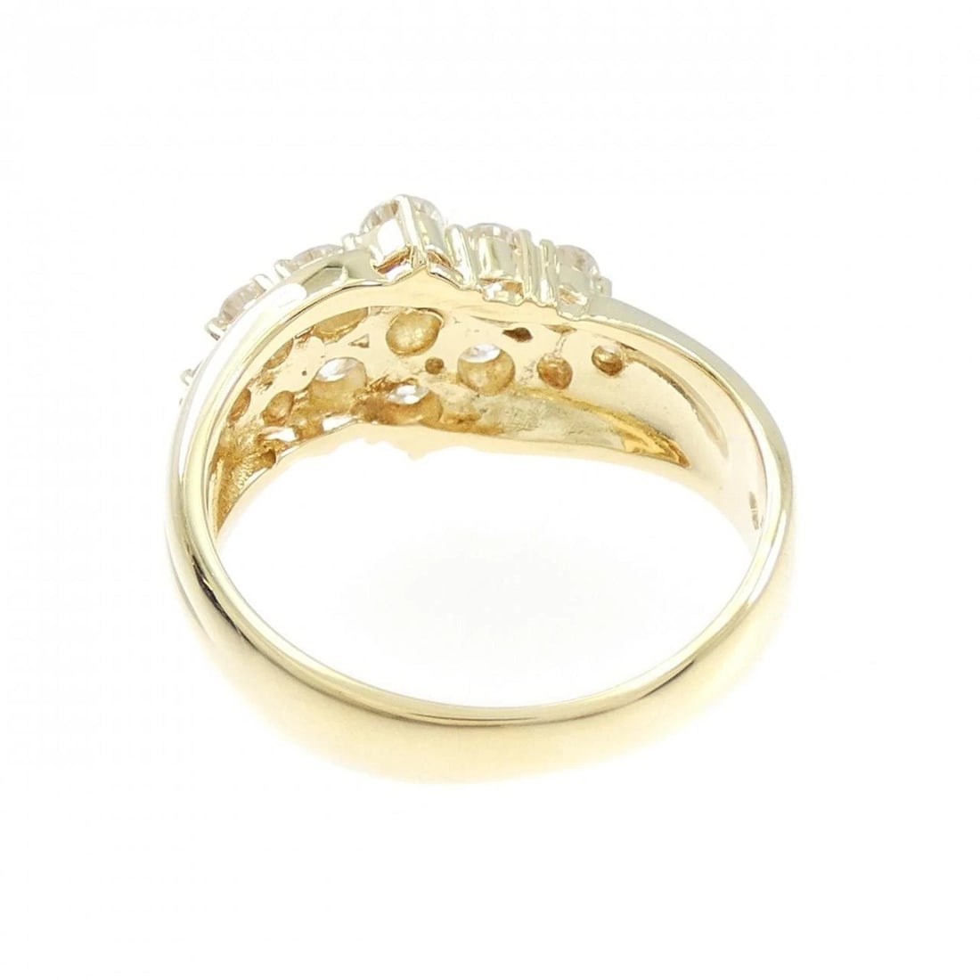 K18YG DIAMOND RING - 3