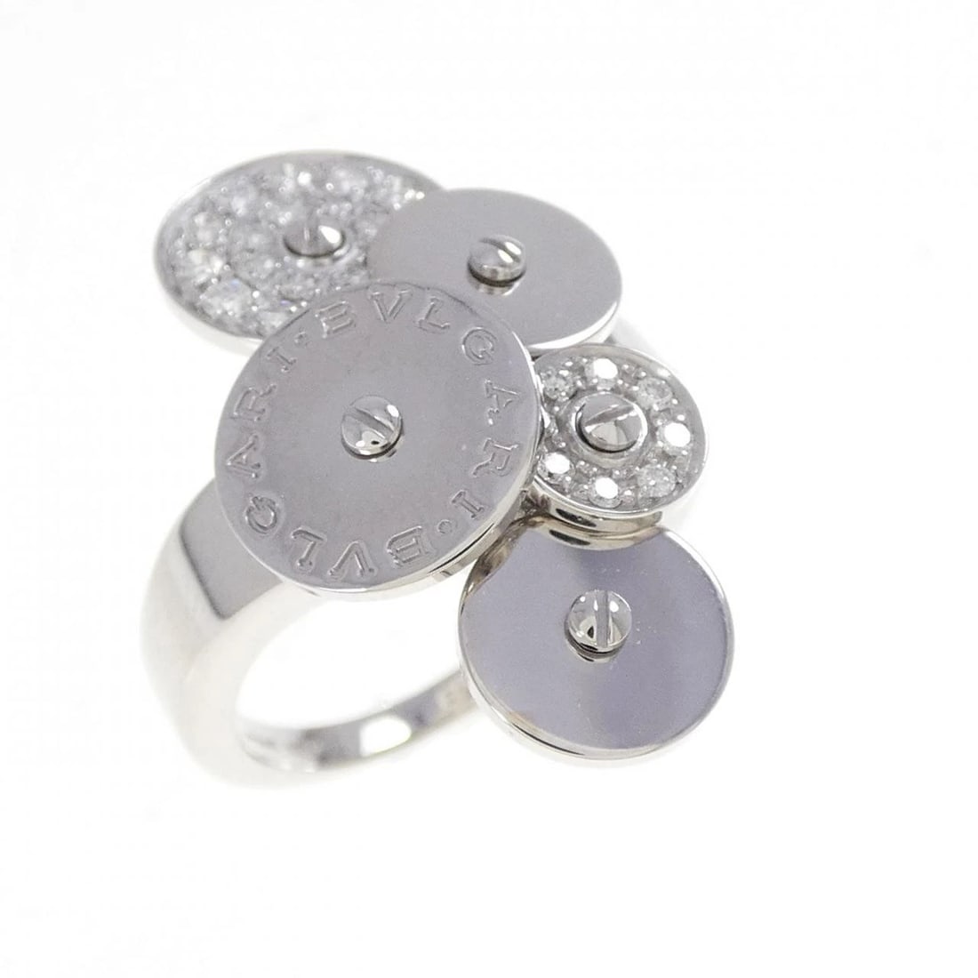 BVLGARI CICHLADY RING: Bvlgari Cichlady Ring Brand: BVLGARI Type: Ring Material: 18K, Main Stone/Creation Natural Color: Gold Size: US 6.75 Accessories: None Accessories Notice: When purchasing pre-owned goods,