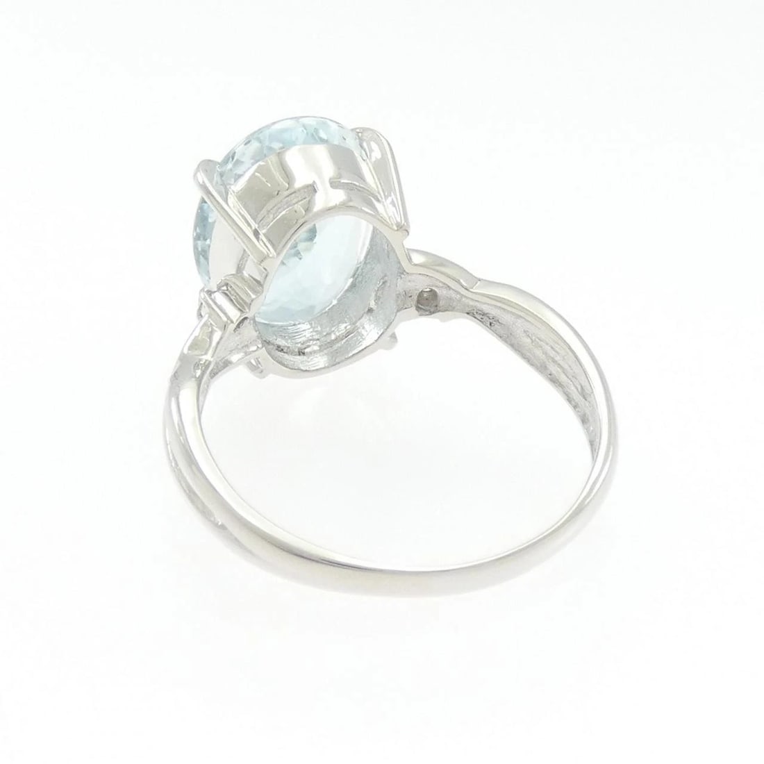 PT900 AQUAMARINE RING - 3