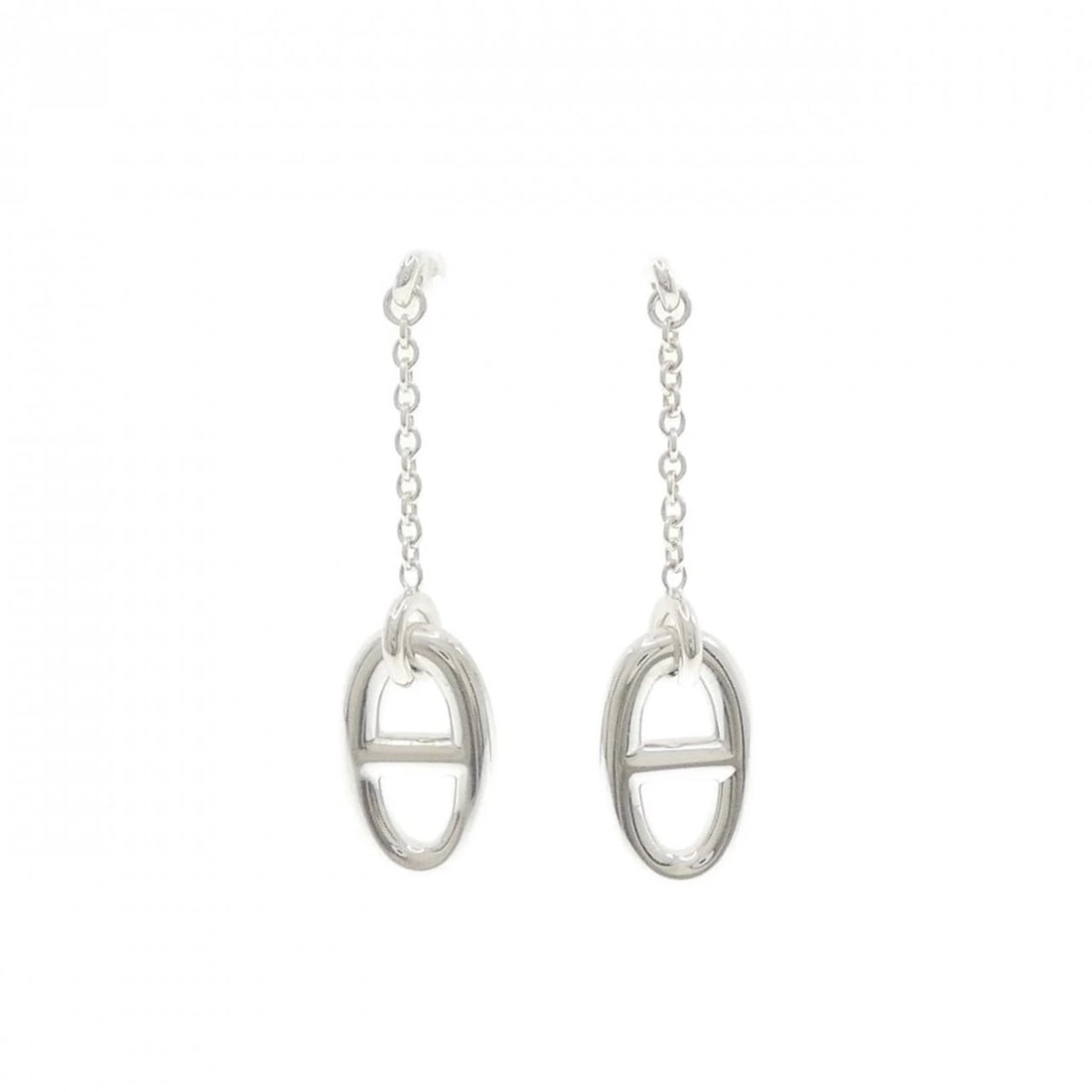 HERMES FARANDOLE EARRINGS: HERMES Farandole Earrings Brand: HERMES Type: Earrings Material: 925 Silver, Color: Silver Size: ActualSize HxW: 40.0mmx10.0mm Accessories: None Accessories Notice: When purchasing pre-own