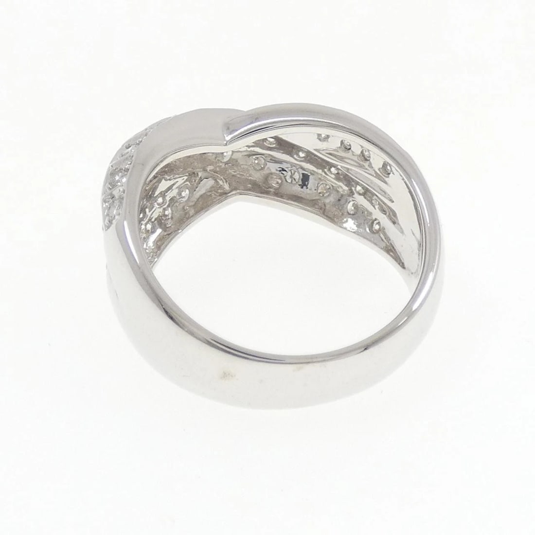 K18WG DIAMOND RING - 3