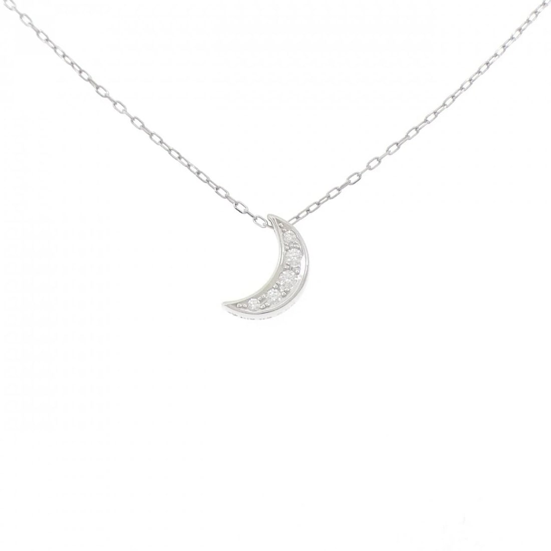 TASAKI DIAMOND NECKLACE: TASAKI Diamond Necklace Brand: TASAKI Type: Necklace Material: K18 White Gold, Main Stone/Creation Natural Color: White Size: 45cmActualSize Pendant top H x W: 10.7mmx9.8mm Chain Max. W: 0.7mm